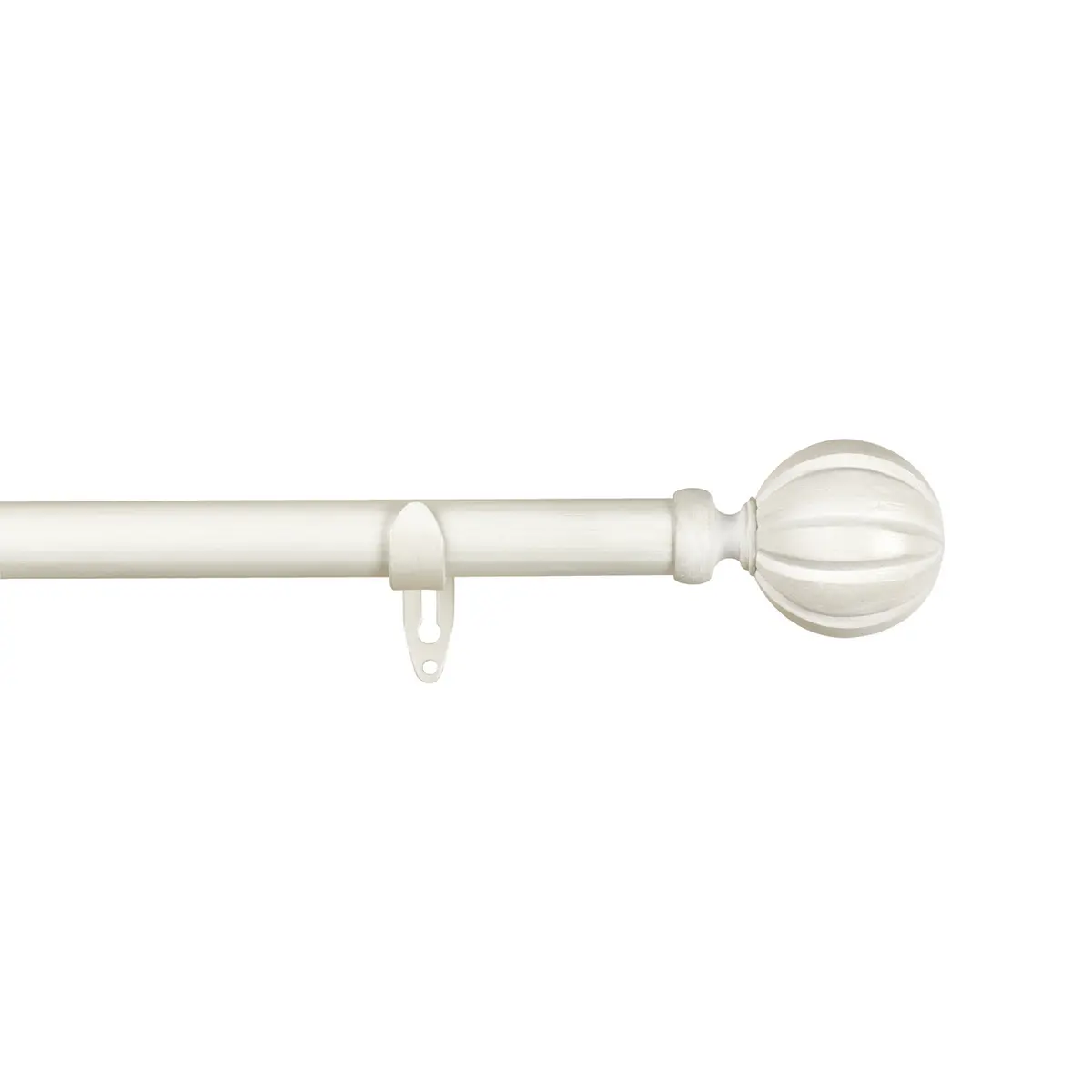 KIRSCH STANGSETT CHARM 120-210CM HVIT