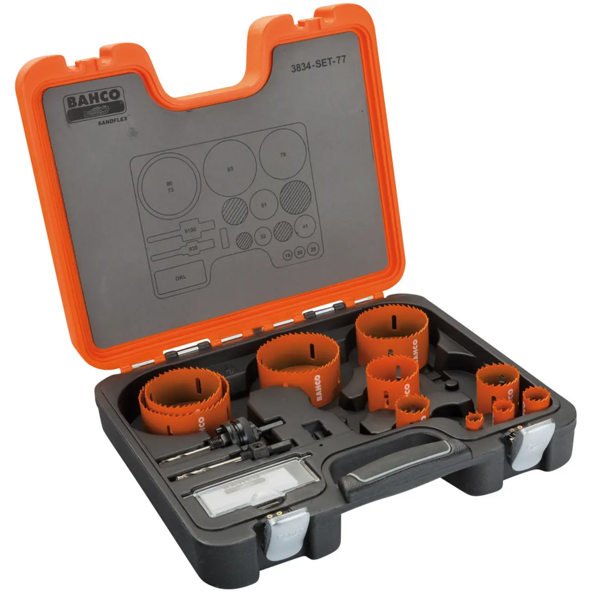 BAHCO SANDFLEX HULLSAGSETT 16-86MM 13 DELER 3834-77