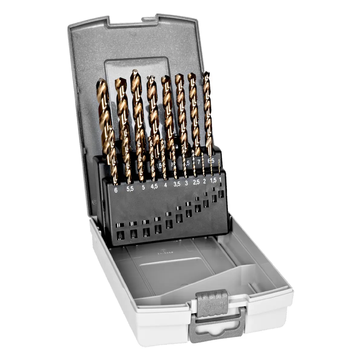BAHCO HSS-E SET PLAST.BOX 1-10 BY 05