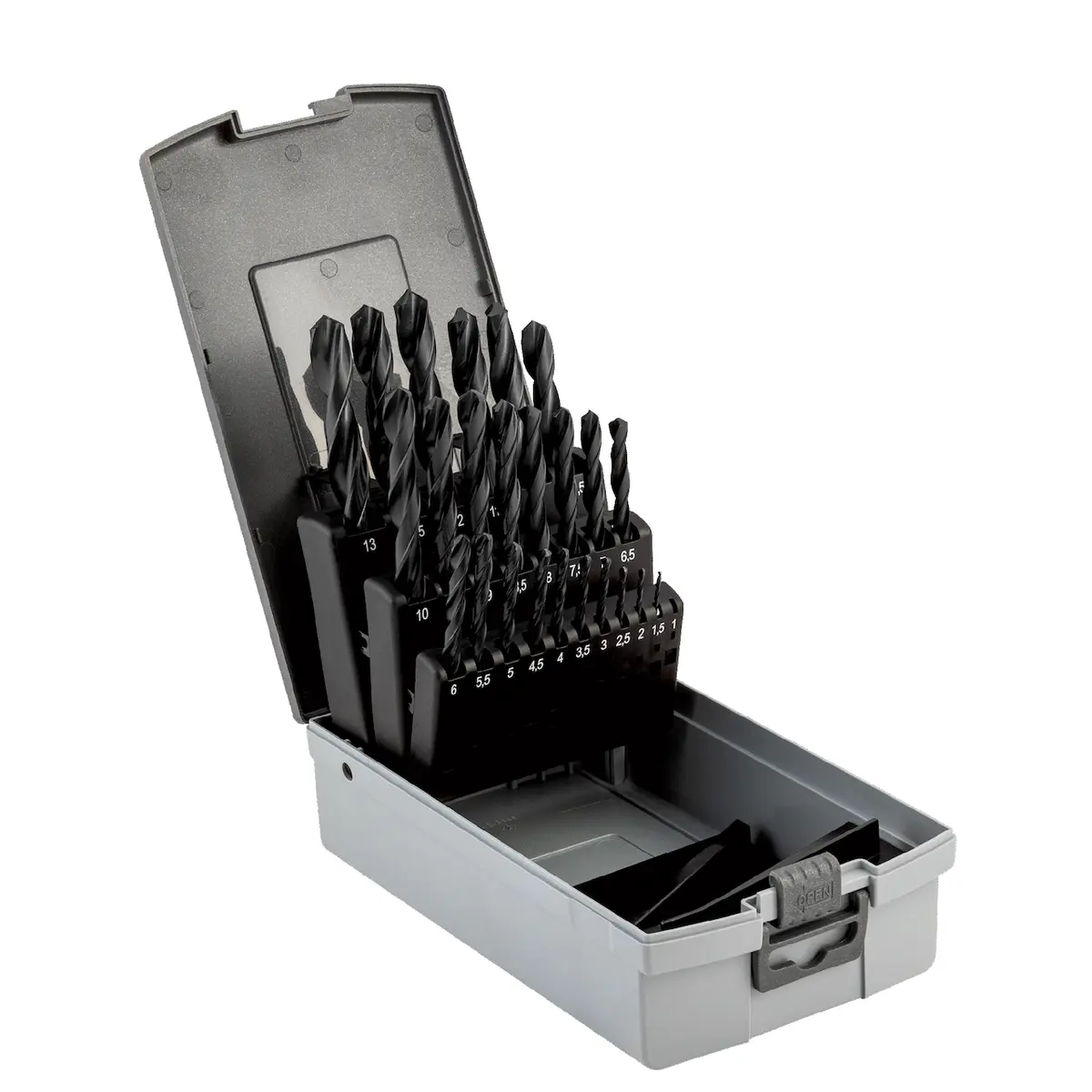 BAHCO BOR SETT PLAST.BOX 1-13 BY 05