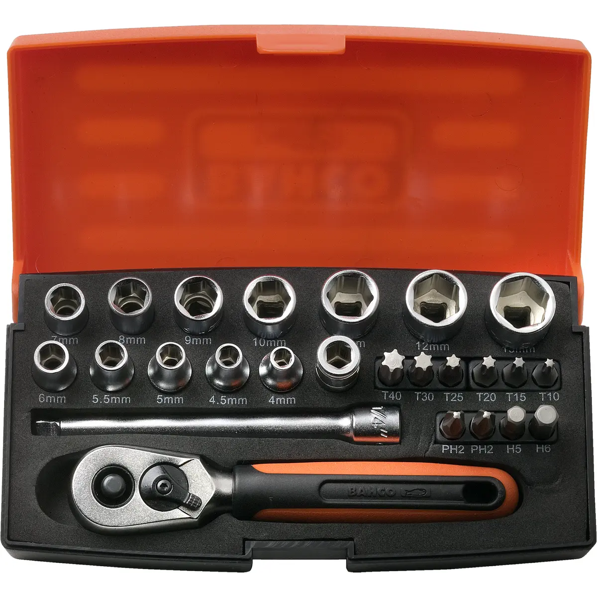 BAHCO SL25 25 Piece Socket Set