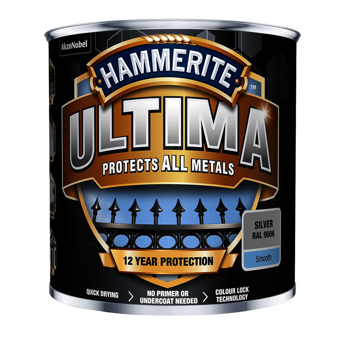 HAMMERITE ULTIMA SMOOTH SILVER 0,255L