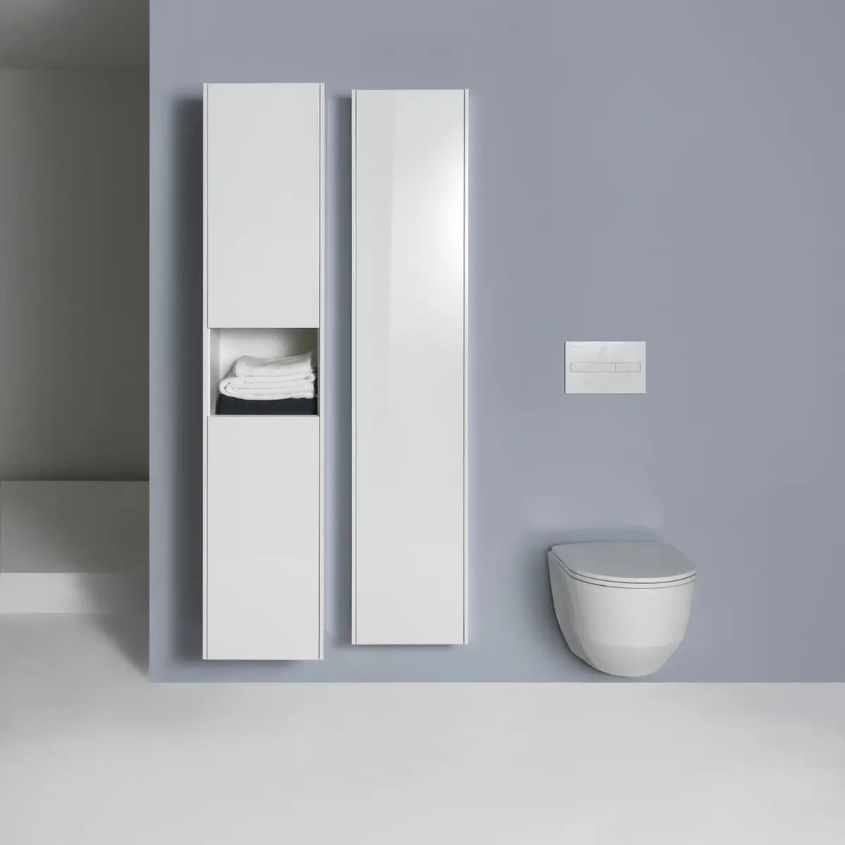 LAUFEN PRO COMPACT VEGGSKÅL MED ÅPEN SPYLEKANT OG CLEAN COAT
