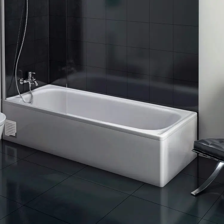 LAUFEN ENDEPANEL TIL STÅLBADEKAR 80 CM