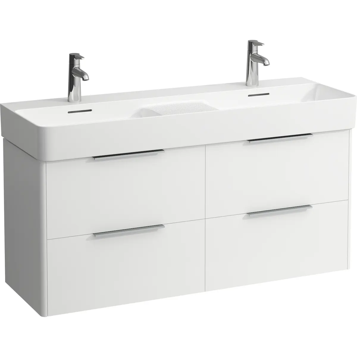 LAUFEN BASE UNDERSKAP M/4 SKUFFER, MATT HVIT
