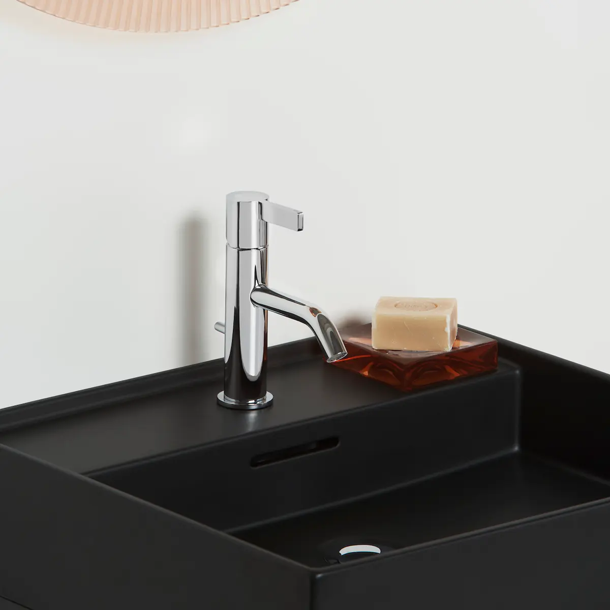 LAUFEN KARTELL SERVANT 46X46 CM LCC U/OVERLØP MATT SORT