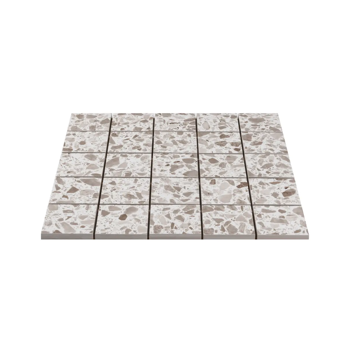 TERRAZZO PEARL MOSAIKK 6X6 9MM