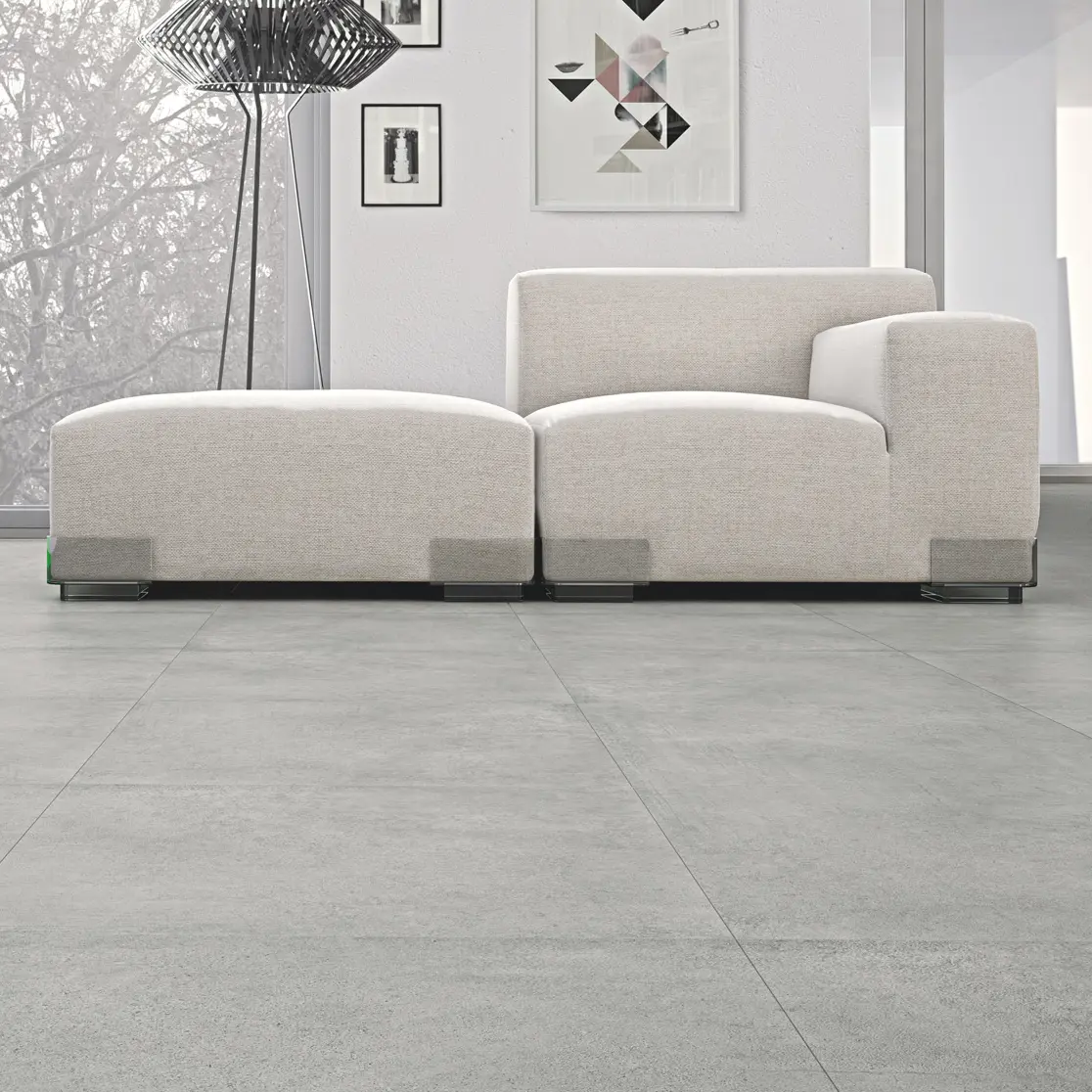 CEMENTO RASATO GRIGIO 60X60 9MM