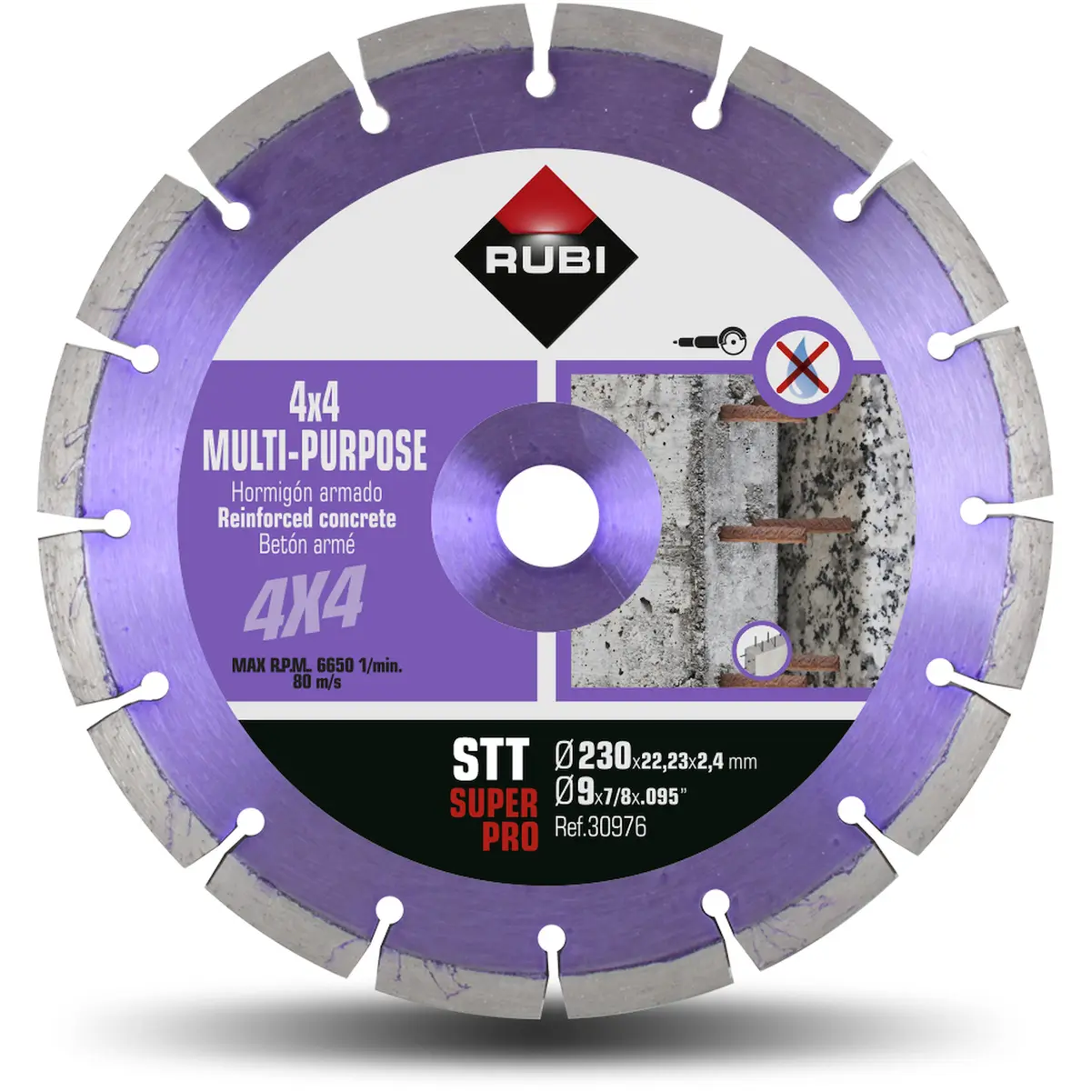 RUBI DIAMANTBLAD SEGMENTERT STT 230 SUPERPRO