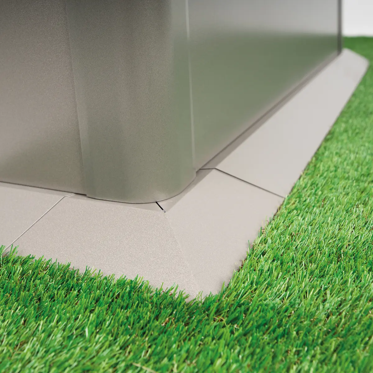 BIOHORT PYNTEKANT 2X2 KVARTSGRÅ METALLIC