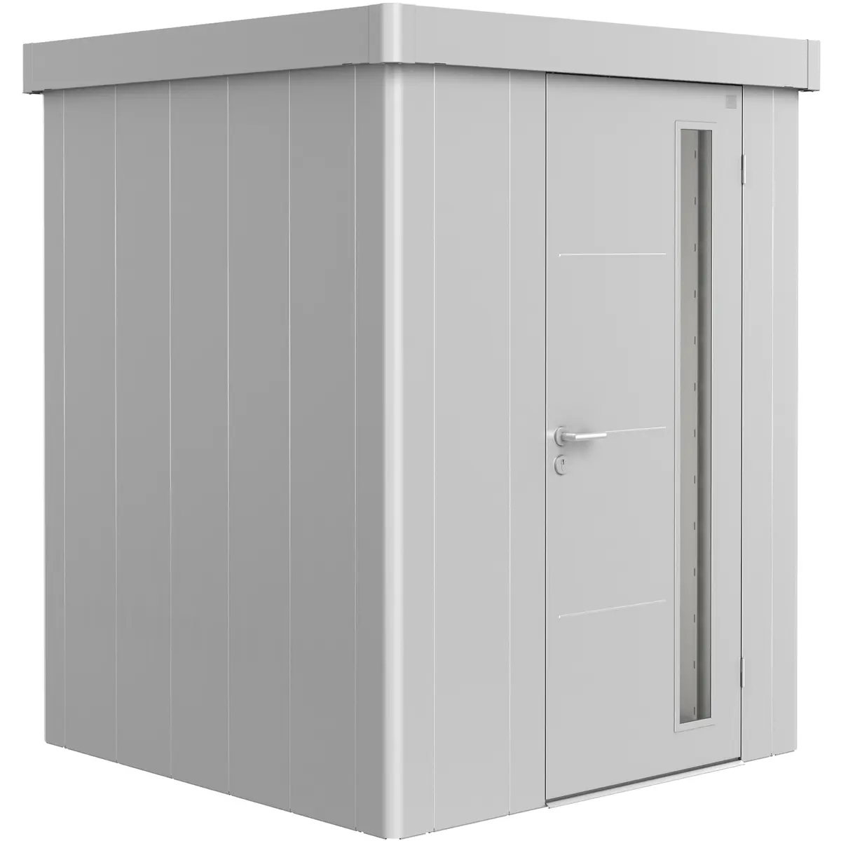 BIOHORT REDSKAPSBOD NEO 1A STD. DØR SØLV METALLIC