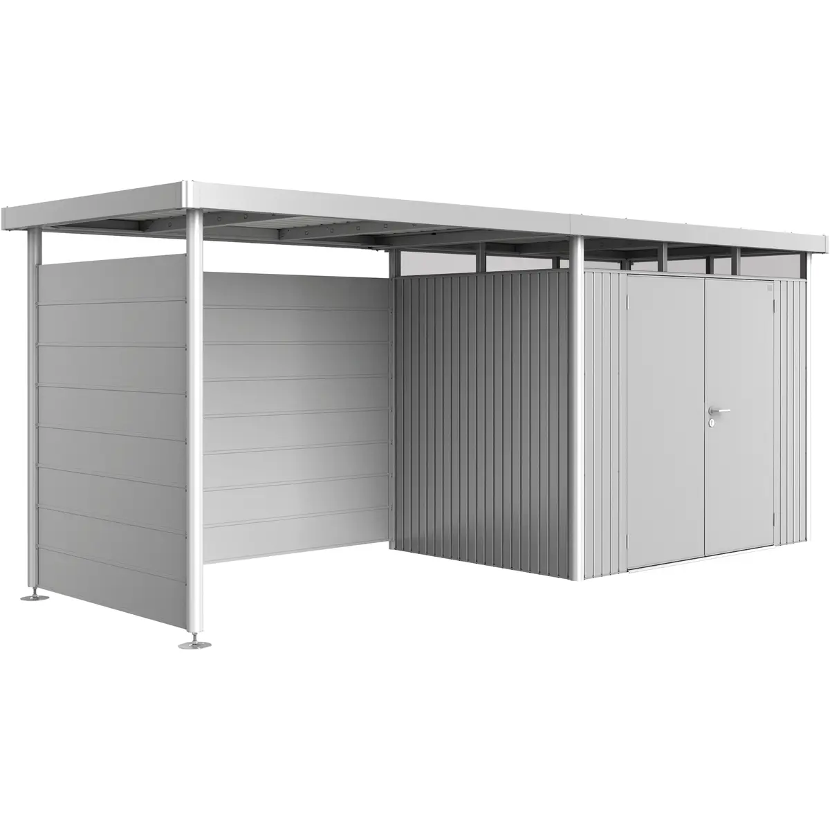 BIOHORT SIDEVEGG FOR HIGHLINE H2 SØLV