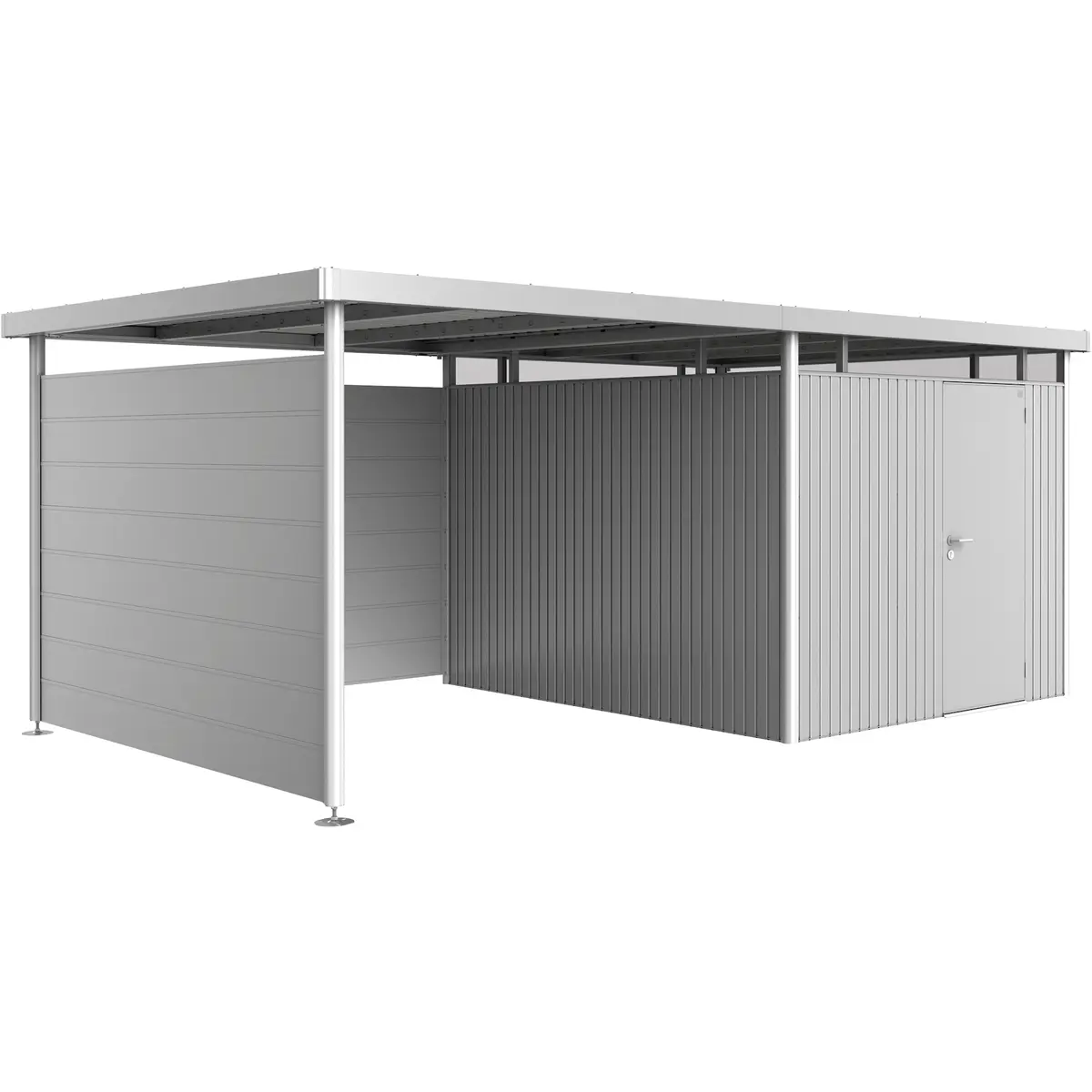 BIOHORT SIDEVEGG FOR HIGHLINE H5 SØLV