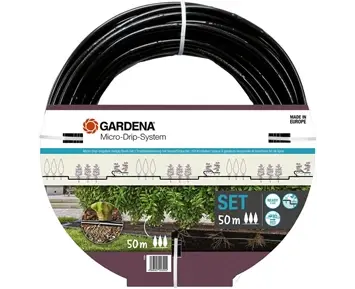 Gardena Set Droppslang 50m buskar / häckar komplett