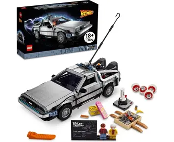 LEGO Icons Tidsmaskinen fra Tilbake til fremtiden 10300