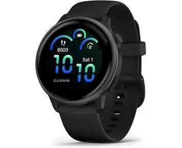 Garmin Vivoactive 6 AMOLED Smartwatch, Black/Slate