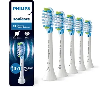 Philips Sonicare Brushhead C3, 4+1 pack, White
