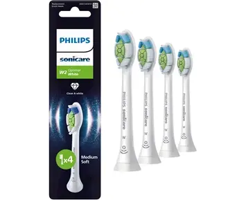 Philips Sonicare Brushhead W2, 4 pack, White