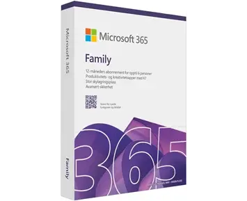 Microsoft MS M365 Family Swedish EuroZone Subs 1YR