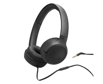 JBL Tune 530 Wired On-ear Headphones Black
