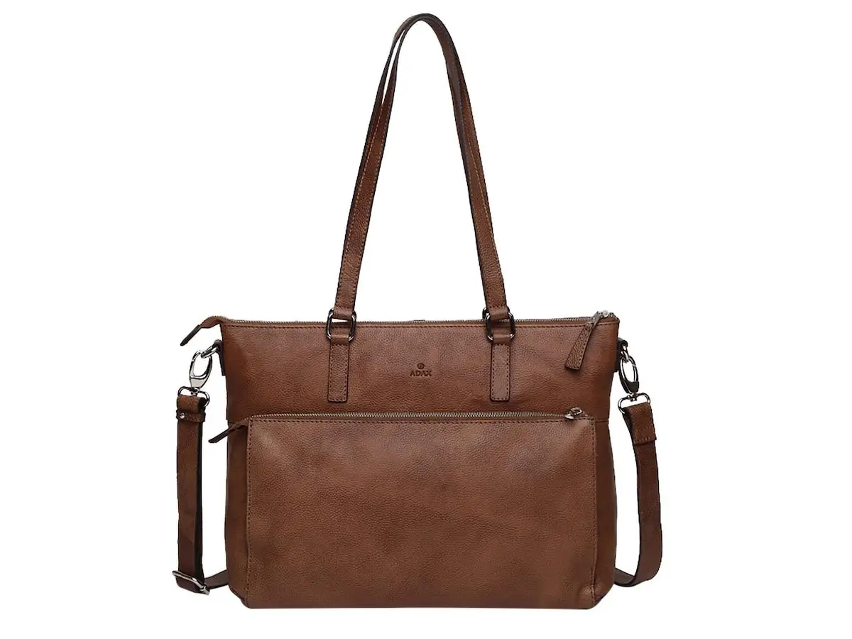 Adax Napoli Working Bag Malia 14" Cognac, 40x27x13 cm
