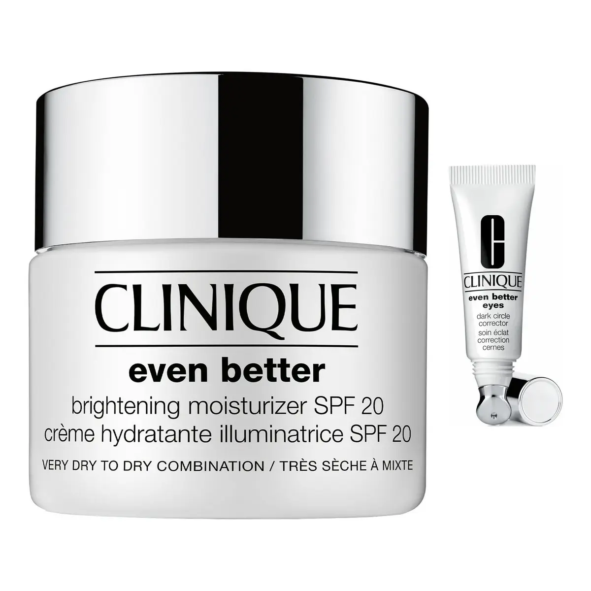 Clinique Brightening & Dark Circle Duo Moisturizer SPF 20 50 ml & Eye Corrector 10 ml 60 ml