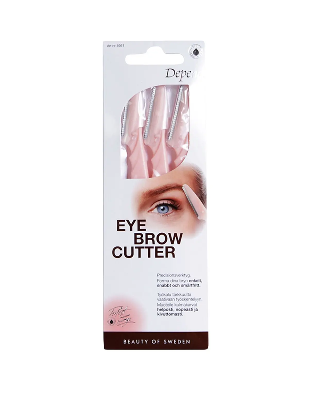 Depend EyeBrow Cutter Perfect Eye 3 pcs