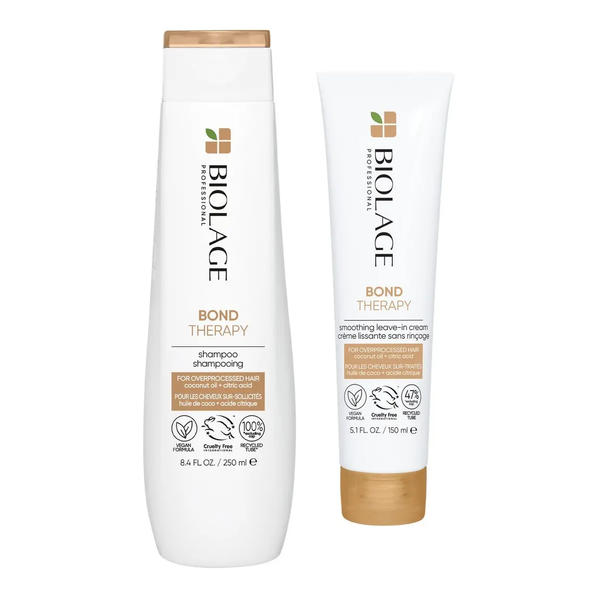 Biolage Bond Repair Shampoo & Leave-in Cream Set Shampoo 250 ml & Leave-in Cream 150 ml 400 ml