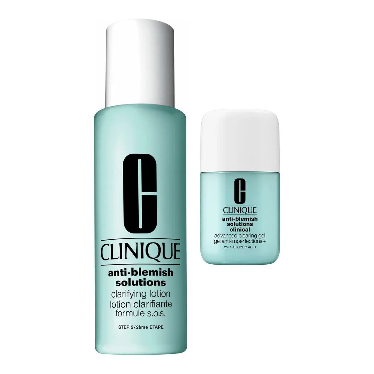 Clinique Clarified Skin Starter Set Clarifying Lotion 200 ml & Clearing Gel 20 ml 220 ml