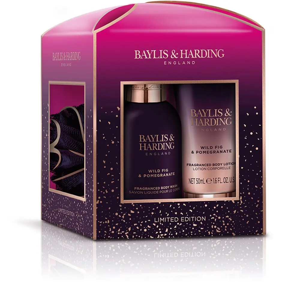 Baylis & Harding Wild Fig & Pomegranate Body Trio Gift Box 150 ml