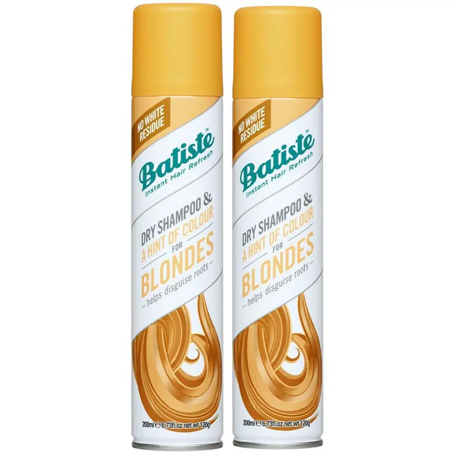 Batiste Dry Shampoo Light & Blonde Duo 2 x Dry Shampoo 200ml 400 ml