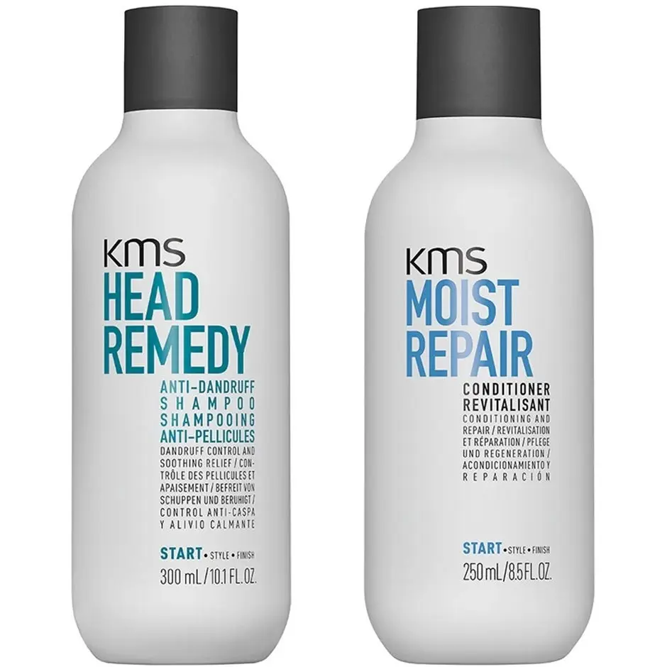 KMS Head Remedy & Moist Repair Set Shampoo 300 ml + Conditioner 250 ml 550 ml