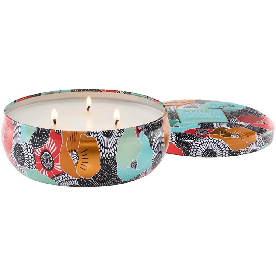 Voluspa Anniversary 3-Wick Tin Candle French Cade & Lavender 340 g