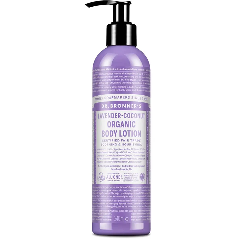 Dr. Bronner's Organic Body Lotion Lavender-Coconut 240 ml