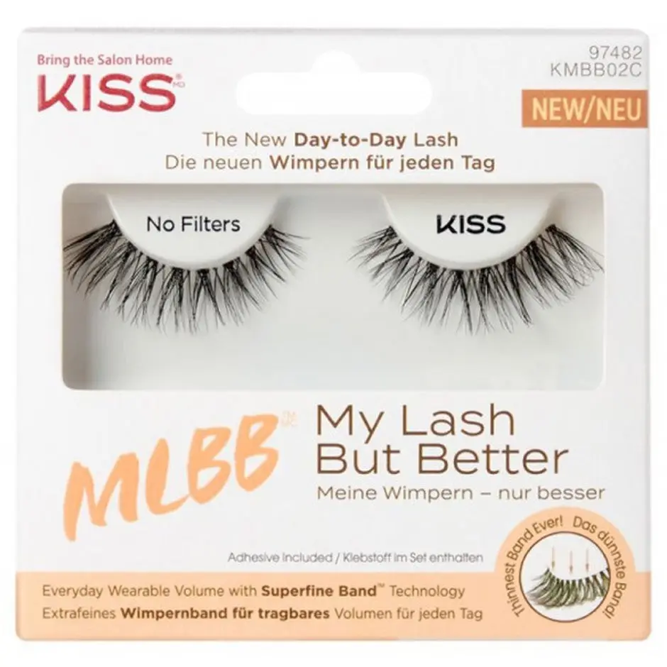 Kiss MLBB Lashes 02 - No Filters 1 pcs