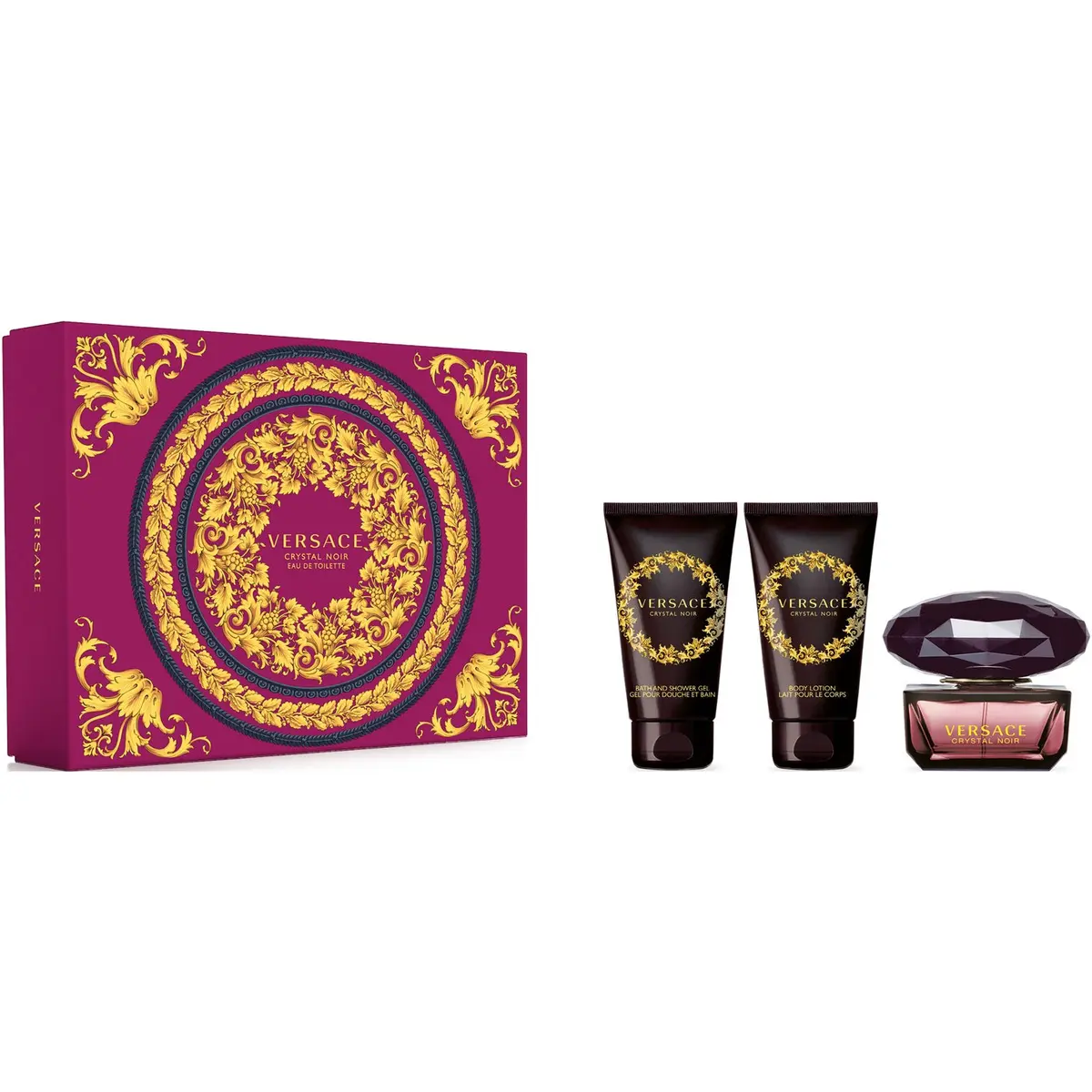 Versace Crystal Noir Gift Set 150 ml