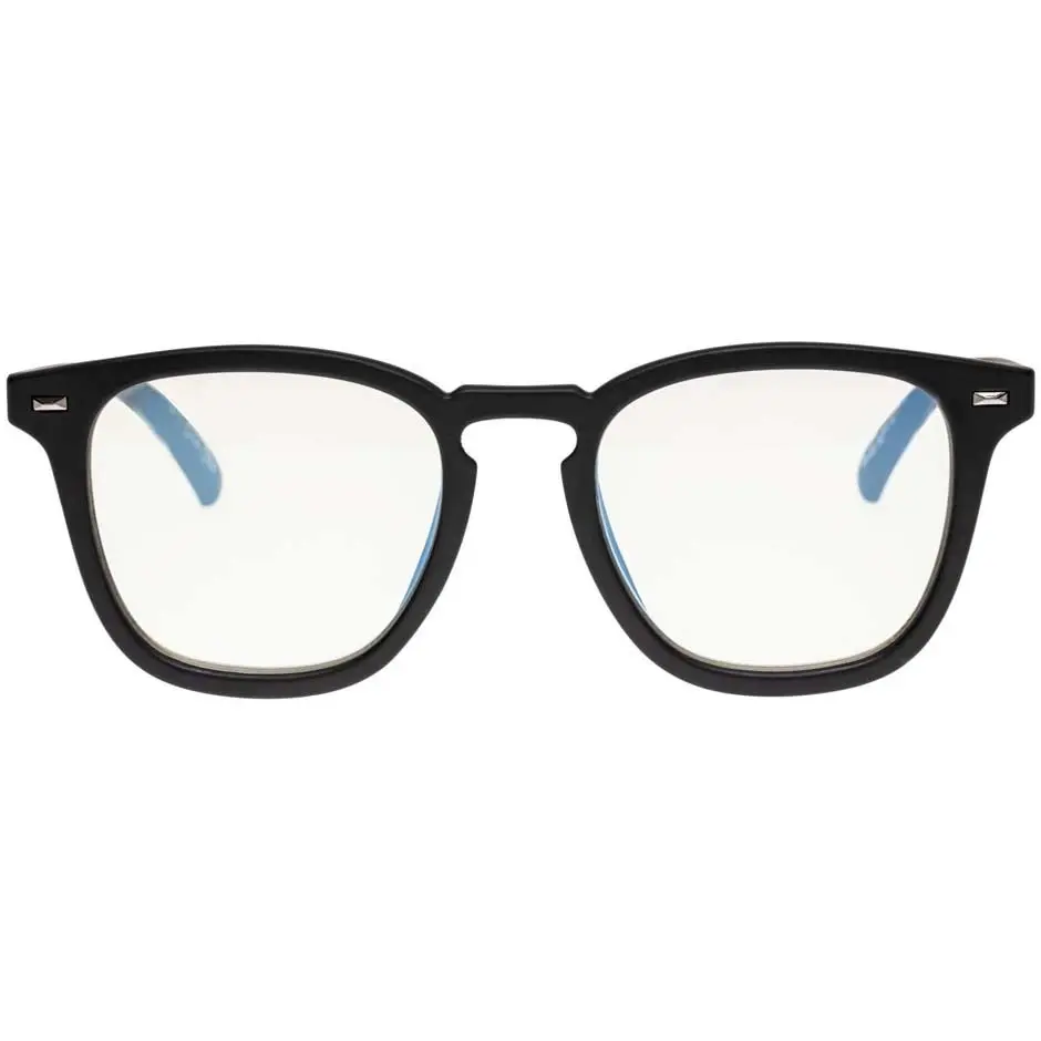 Le specs No Biggie, Blue Light Glasses Matte Black W/Anti Blue Light Lens