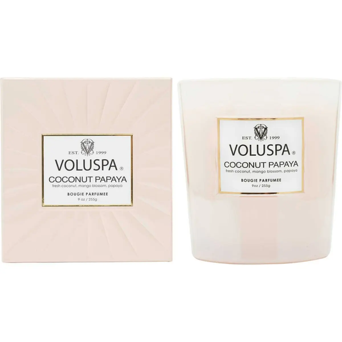Voluspa Boxed Candle Coconut Papaya 255 g