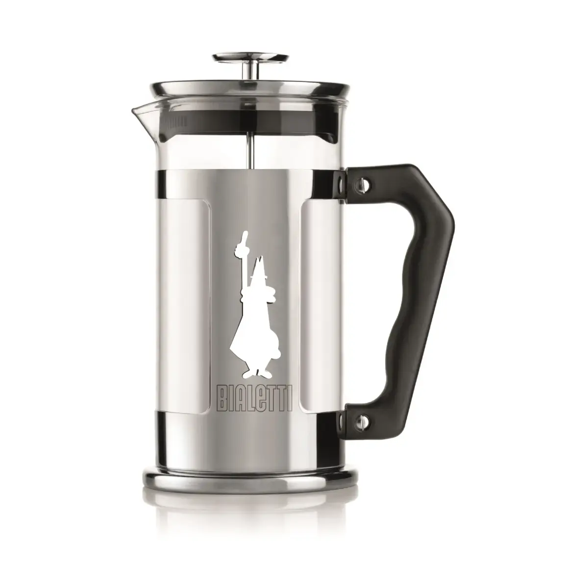 Preziosa kaffepresse 8 kopper, Sølv-svart
