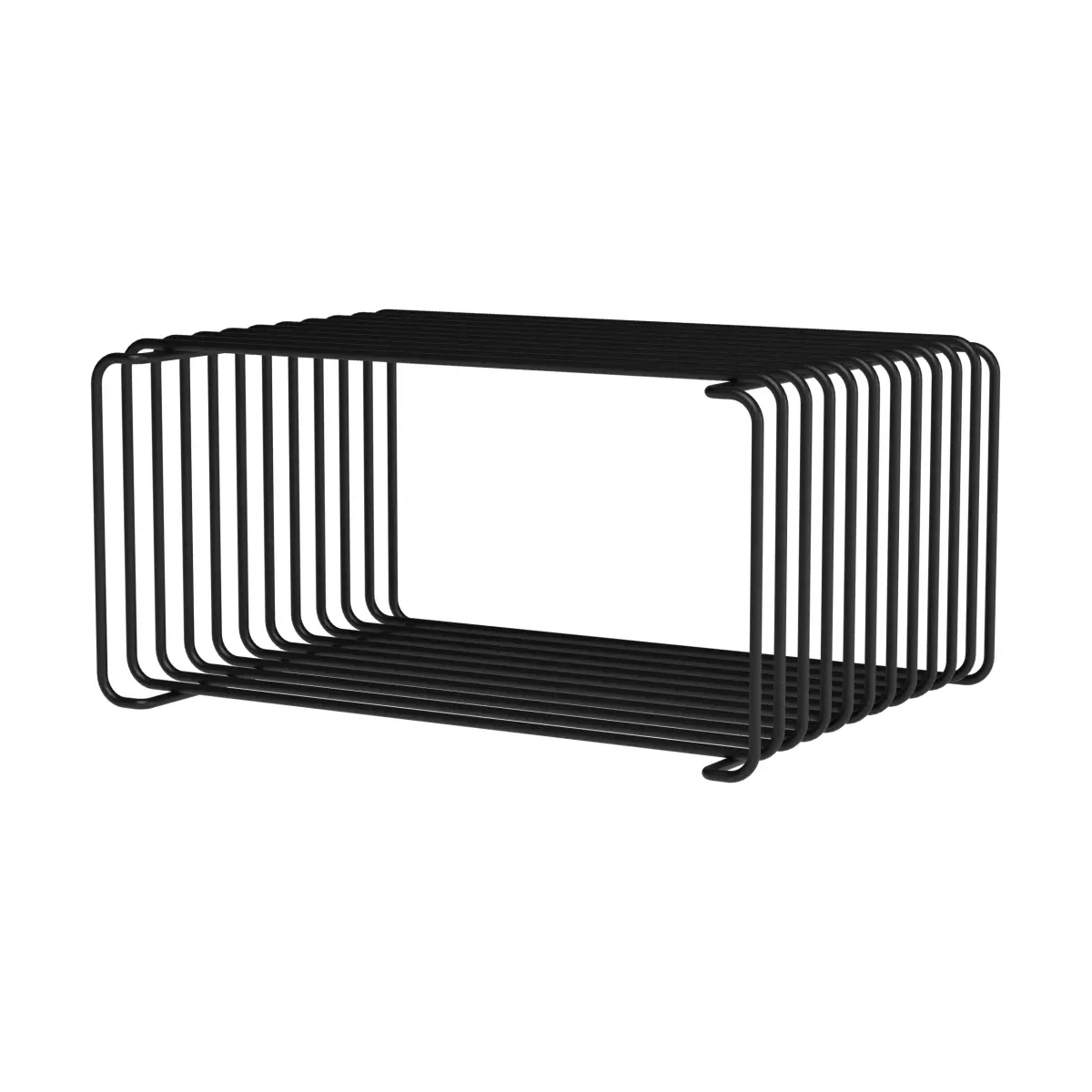 Panton Wire Half Height hylle 34,8x17,2x25,7 cm, Black