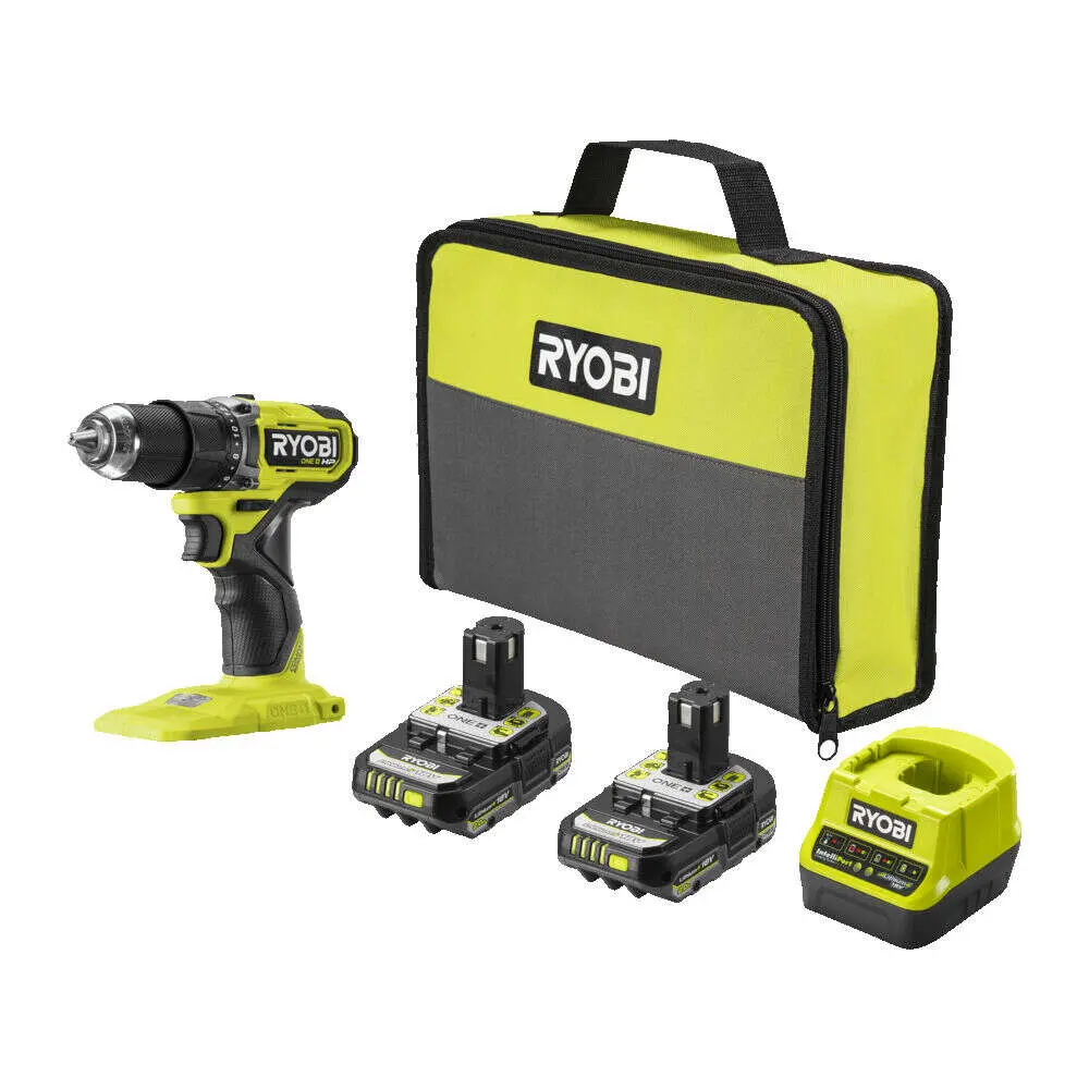 Ryobi ONE+ HP RDD18C1-2C20S Compact bor-/skrutrekker m/batteri