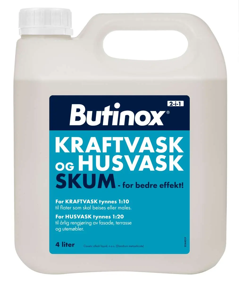 Butinox kraft- og husvask skum