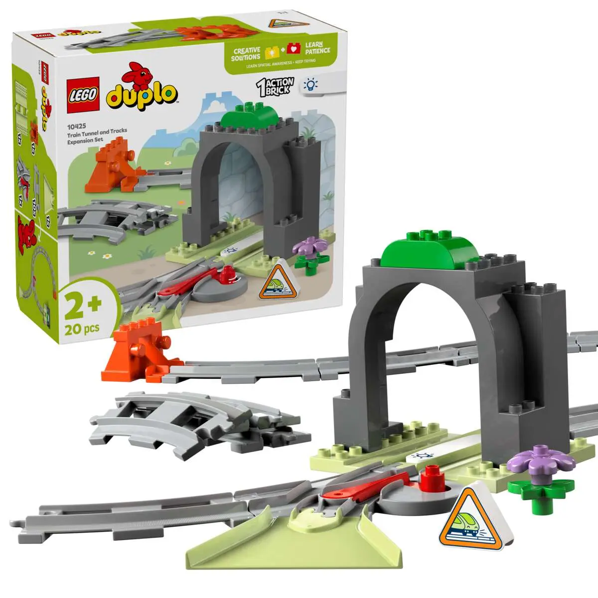 LEGO® DUPLO® Town Utvidelsessett med togtunnel og skinner 10425
