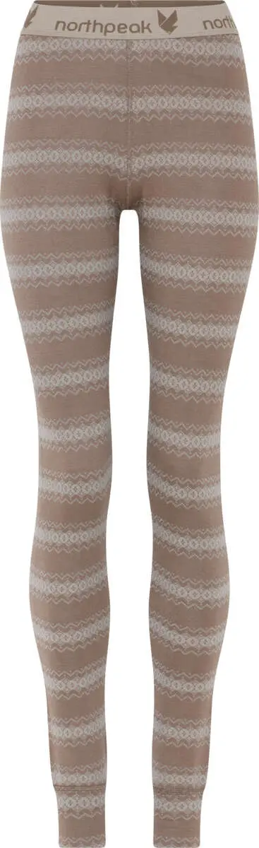 Northpeak ull/bambus longs dame