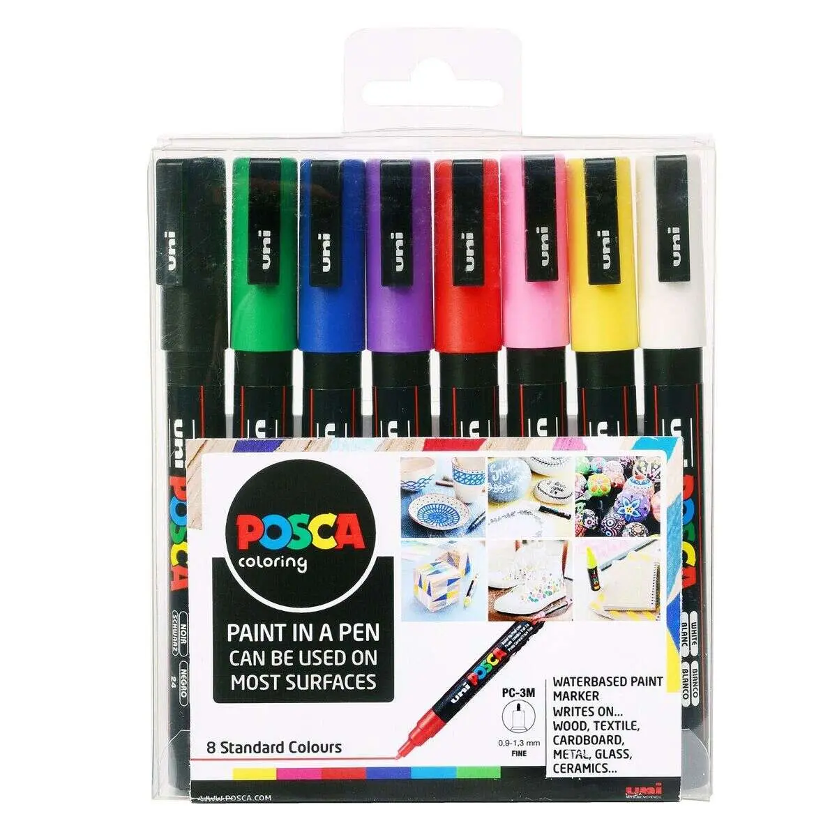 Posca tusjer 8pk