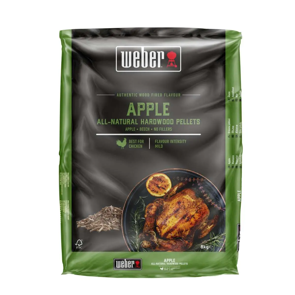 Weber Eple 8 kg trepellets