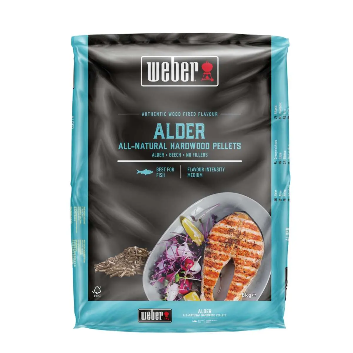 Weber Or 8 kg trepellets