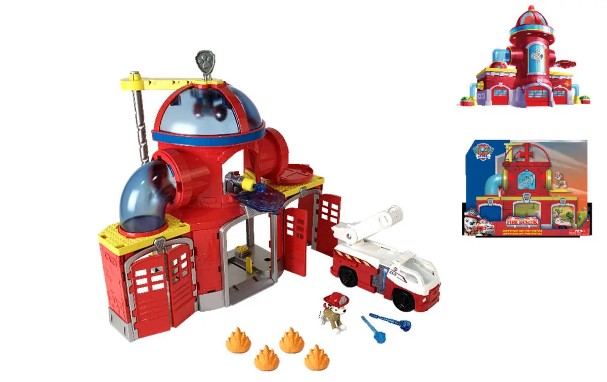 PAW Patrol brannstasjon lekesett