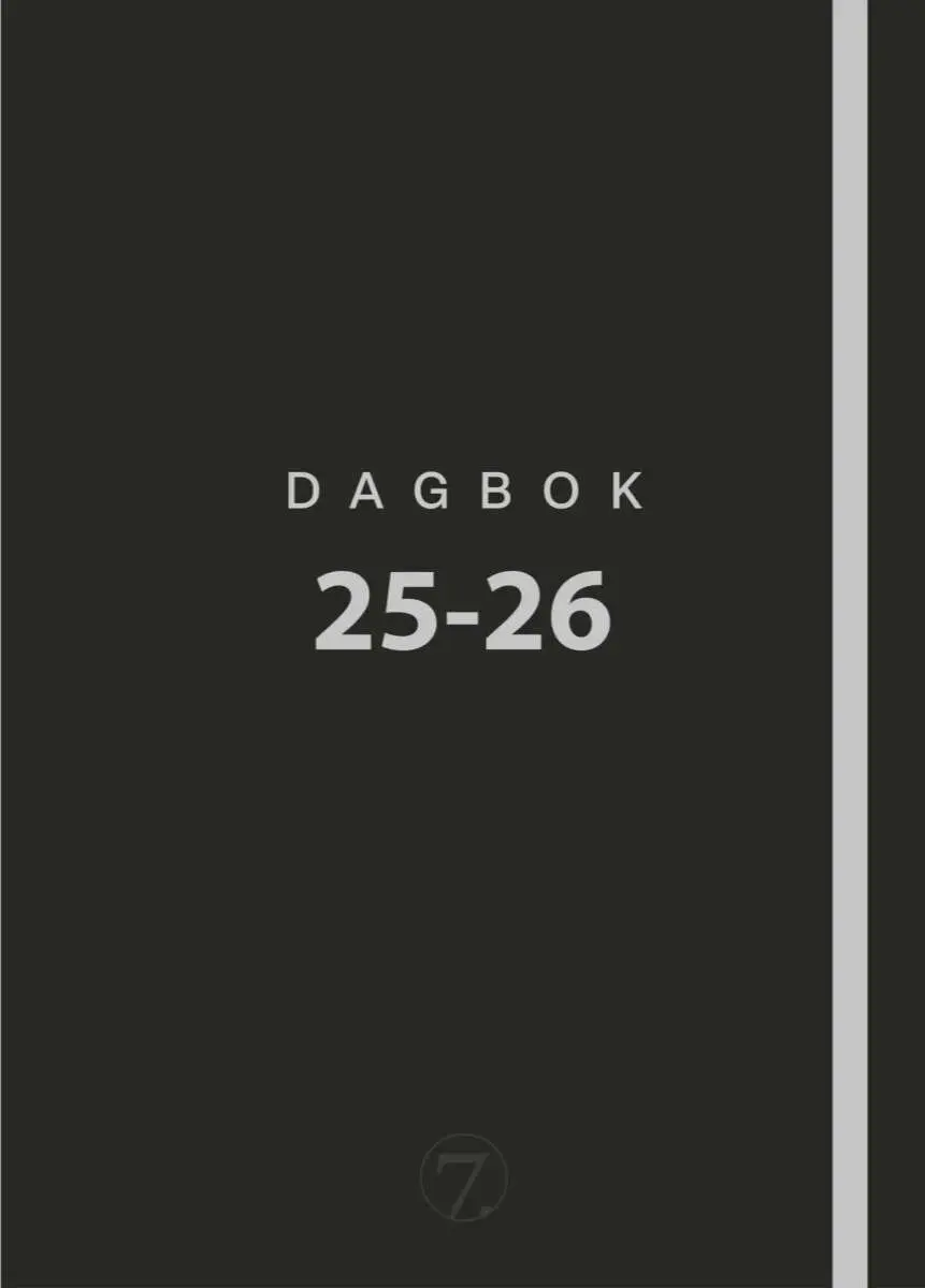 7.SANS: Studentdagbok, A5, sort