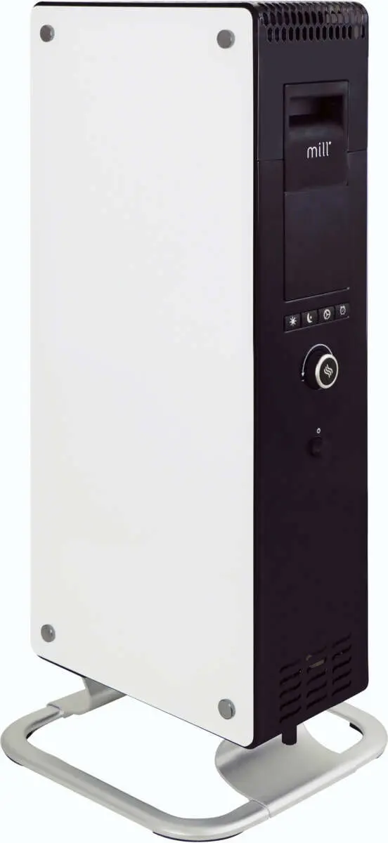 Mill Gentle Air Glass 1000W oljefylt radiator